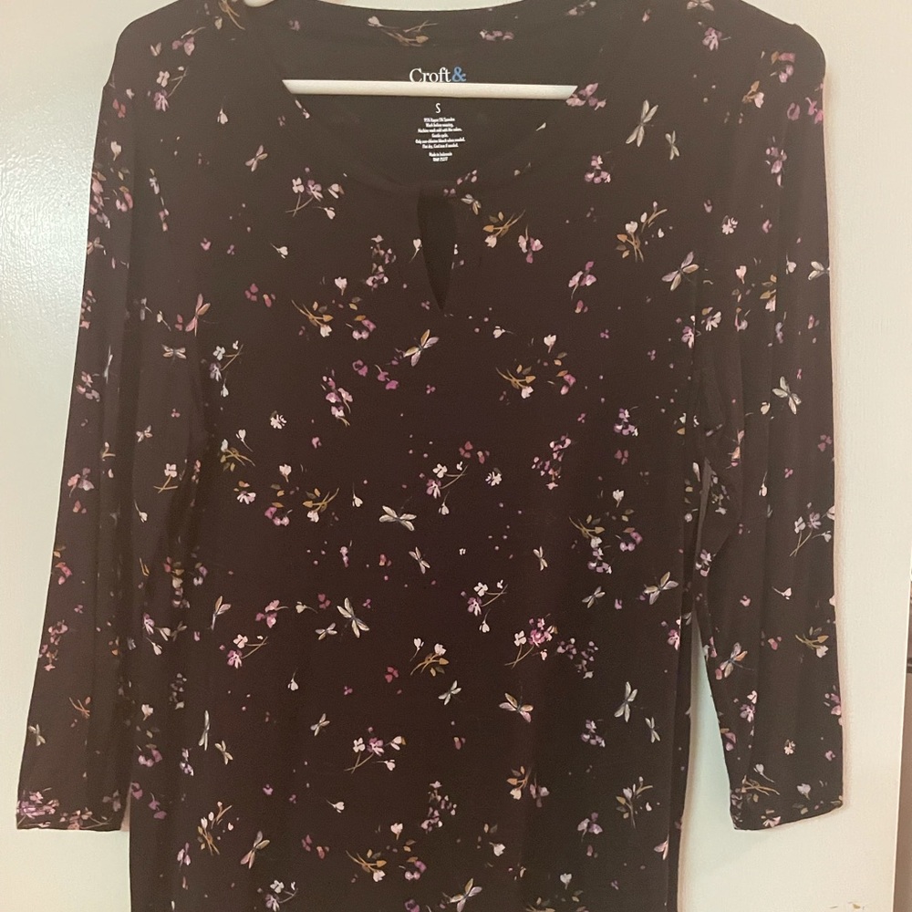 Soft black blouse
